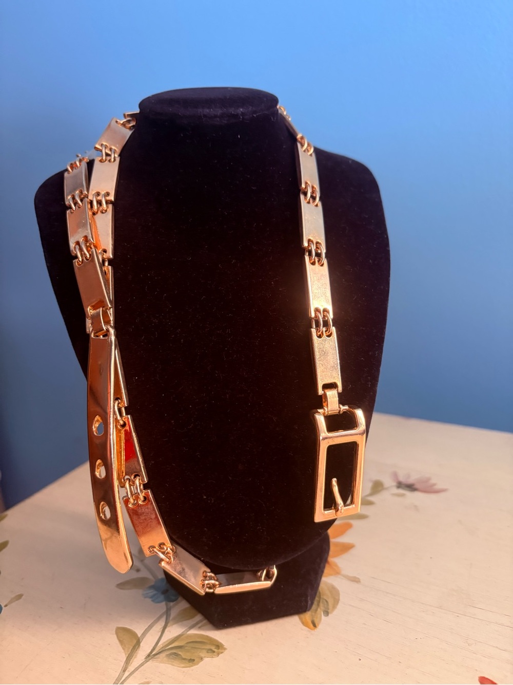 Women's Gold-Tone Statement Link Necklace